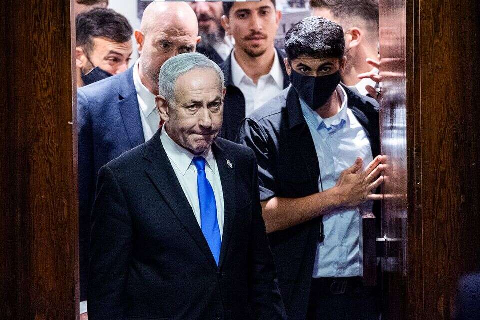 ראש הממשלה נתניהו בכנסת , יונתן זינדל/פלאש 90
