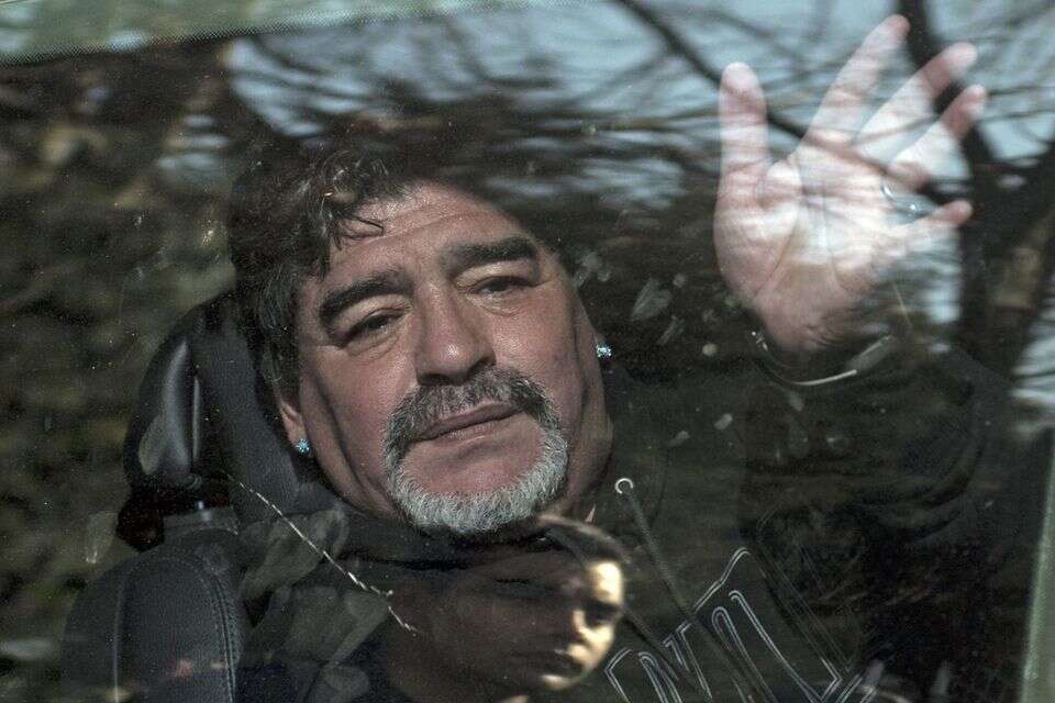 דייגו מראדונה. הנוכחים בבית המשפט פרצו בבכי , AFP