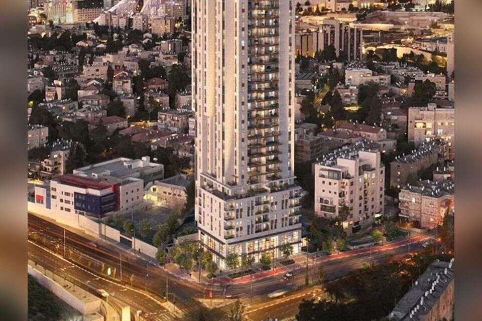 פרויקט “מגדל כרמים” , (הדמיה):משרד טיטו אומן אדריכלים