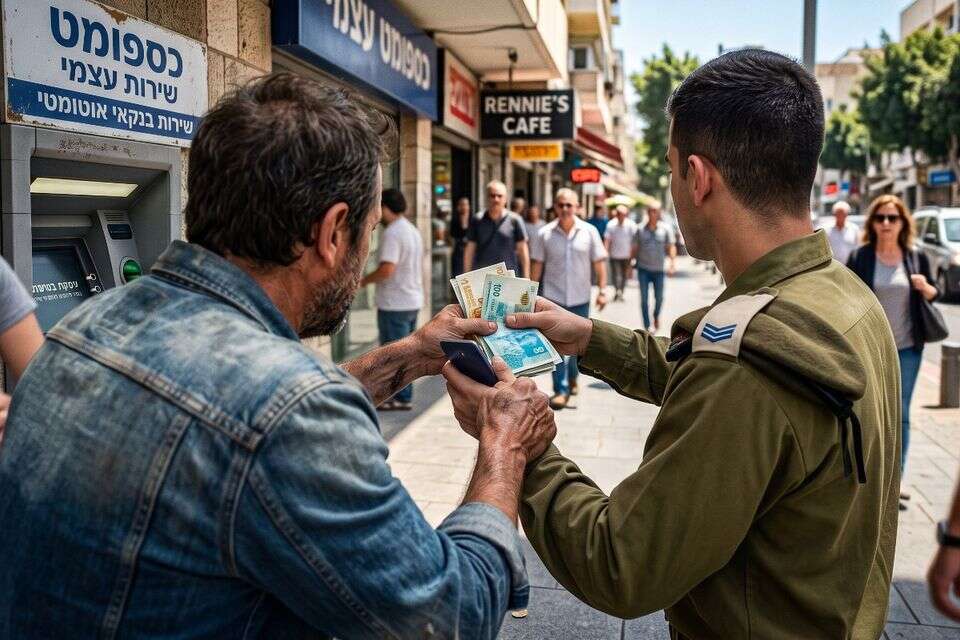 ביקש מהחייל סיוע ואיים לדקור אותו (אילוסטרציה) , GEMINI