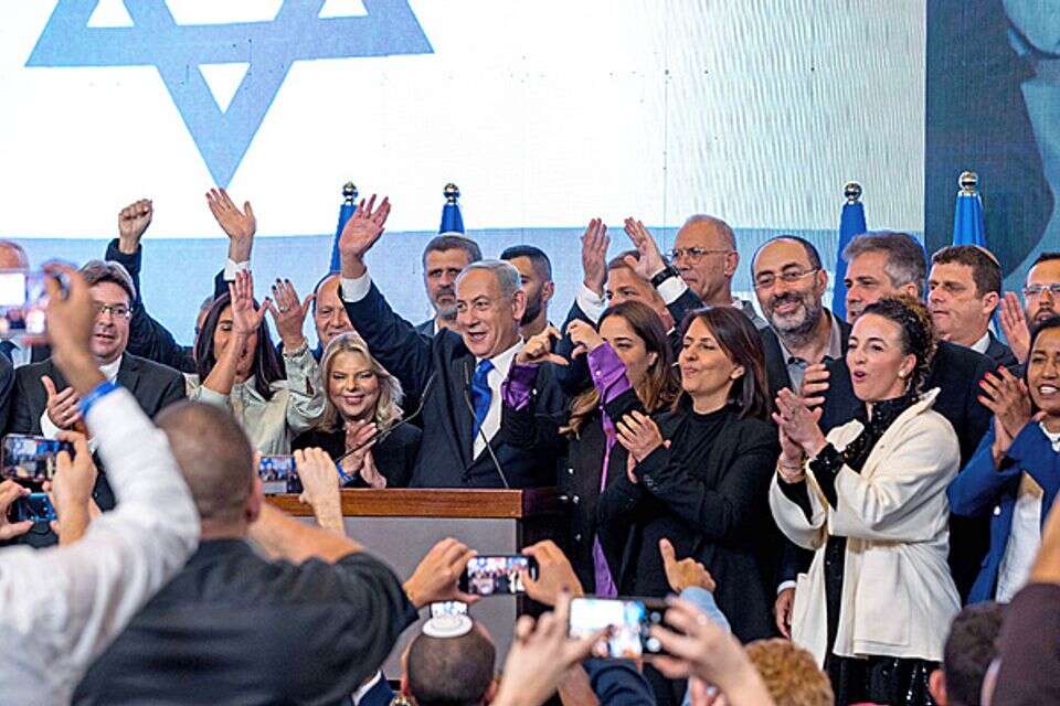 מי מהם ישרוד את הפריימריז. חגיגת הניצחון לאחר הבחירות ב-2022 , לירון מולדובן