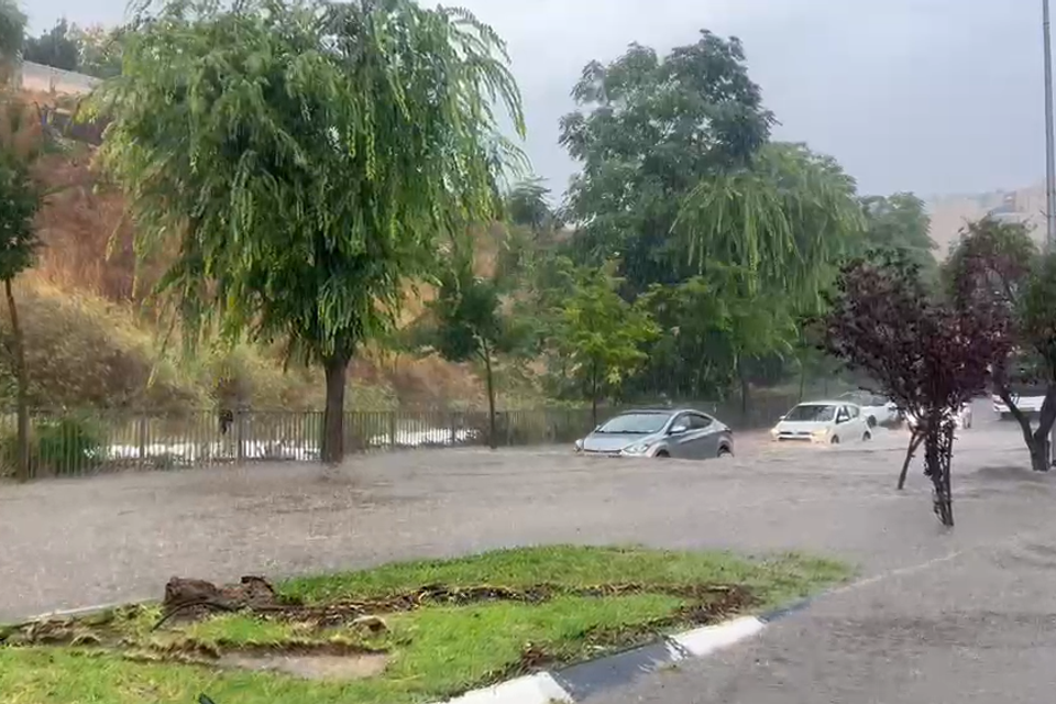 הצפה בשכונת ארמון הנציב בירושלים , לידור סולטן