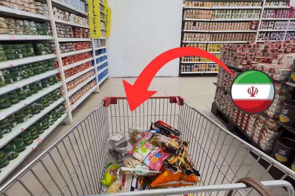 פיצה בפחות מ-2 דולר ועגלה עמוסה ב-35 דולר: הצצה נדירה לסופרמרקט ענק באיראן , Bahardailylife