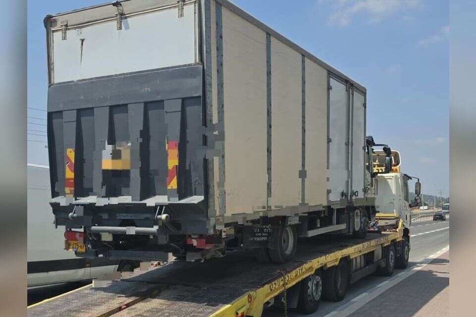 המשאית שנתפסה , דוברות משטרת ישראל