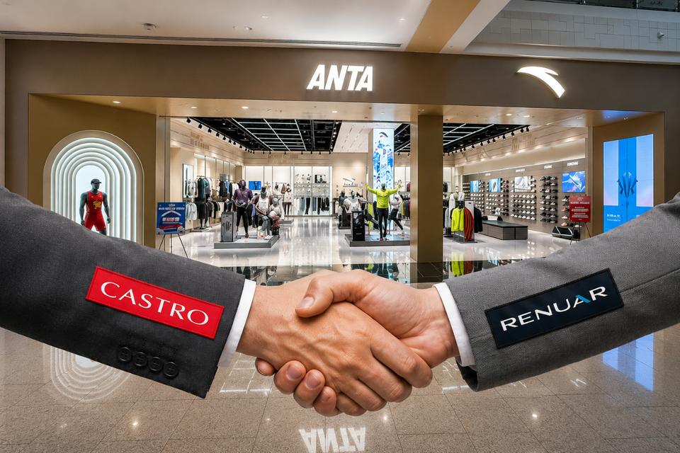 קסטרו ורנואר על רקע חנות ANTA , ChatGPT