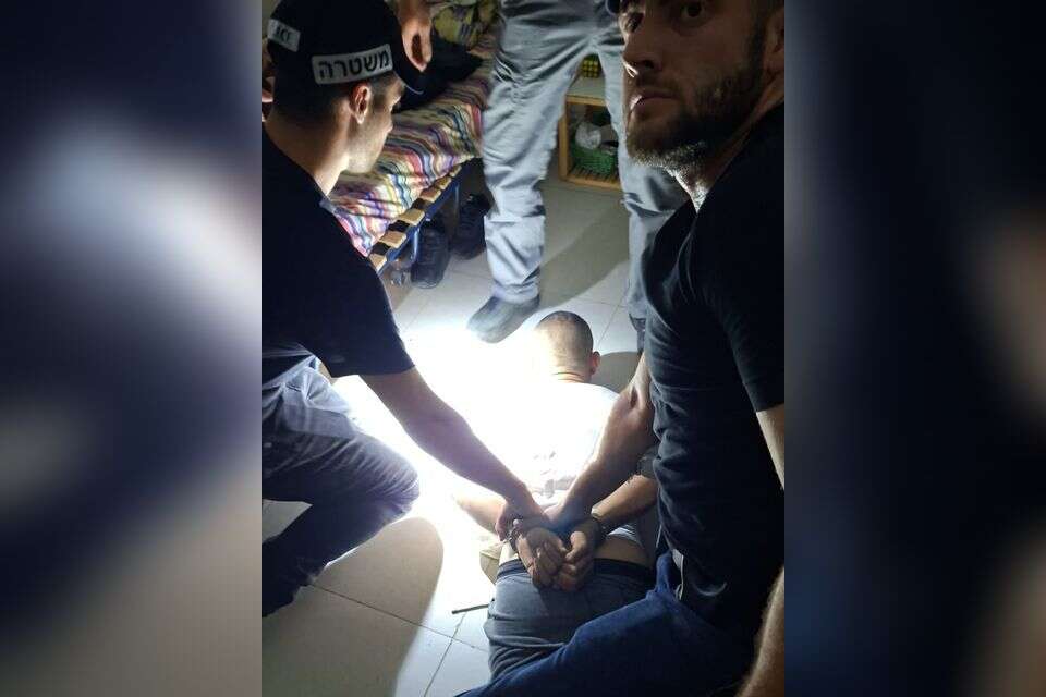 מעצר החשוד בתקיפה , משטרת ישראל