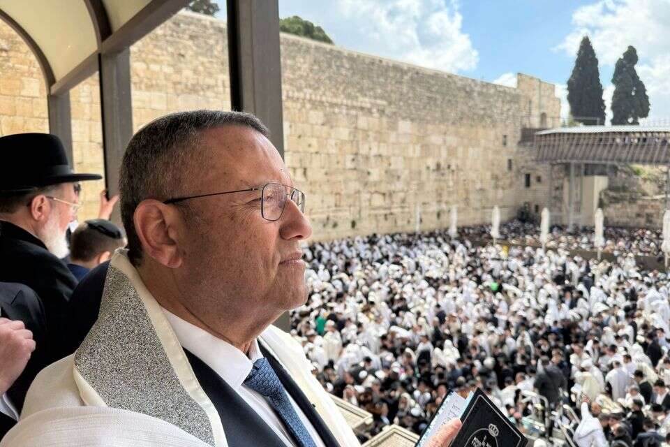 ראש העיר ירושלים משה ליאון בסליחות , לשכת ראש העיר
