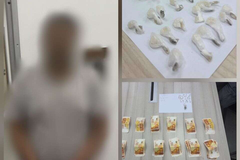 הסמים והכסף שנתפסו במהלך הפעילות , דוברות המשטרה