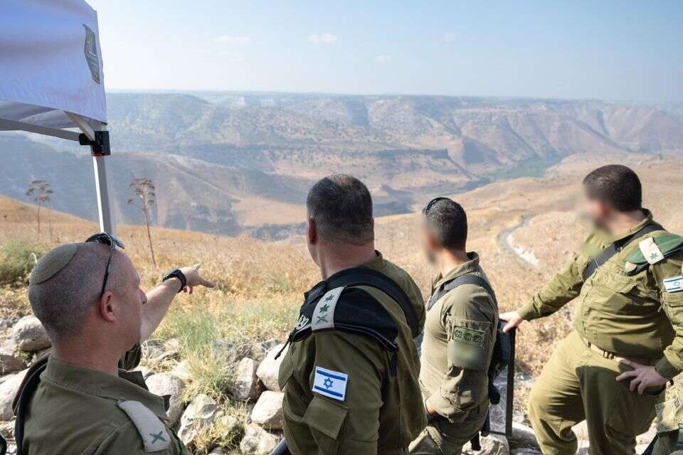 ביקור הרמטכ"ל אייל זמיר בסוריה , דובר צה"ל
