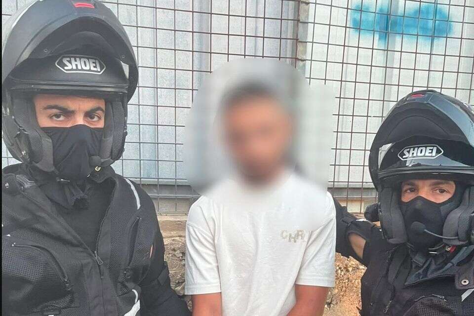 רוכב אופנוע נעצר על ידי אופנועני המחוז הצפוני , דוברות המשטרה