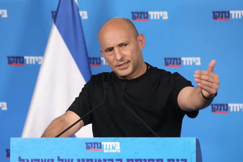 נפתלי בנט מציג את תפיסת הביטחון שלו , גדעון מרקוביץ