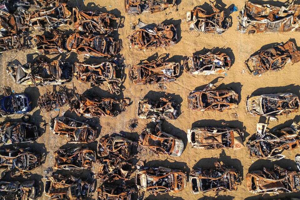 חניון פסטיבל הנובה אחרי 7 באוקטובר , GettyImages