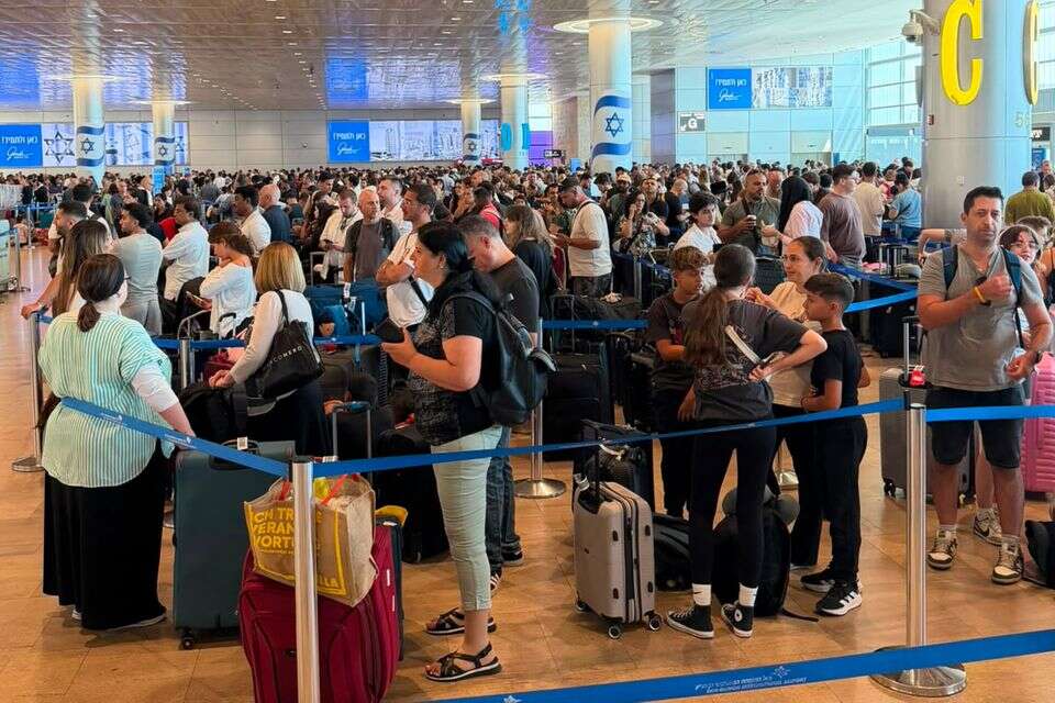 הכאוס בטרמינל היום , משה בן שמחון