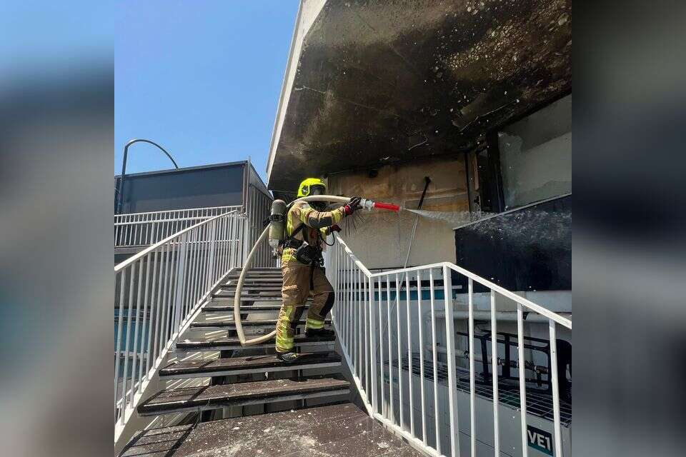 השריפה שפרצה במתחם הספירל באילת  , דוברות כב"ה