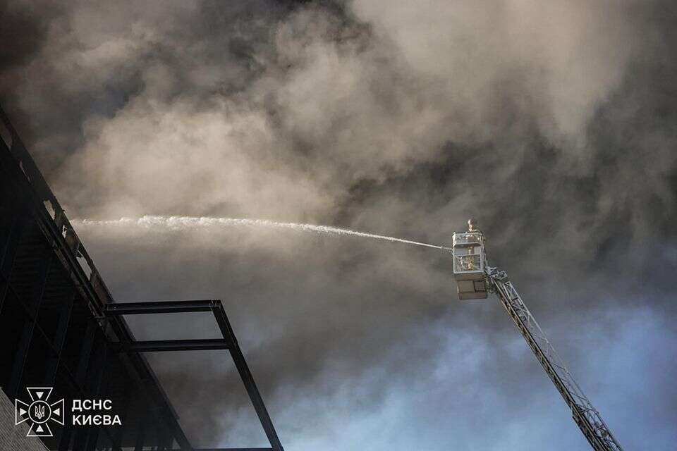 14 נהרגו. התקיפה הרוסית בקייב , AFP