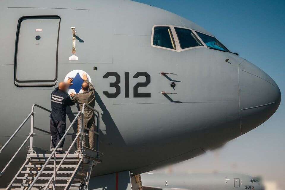 המטוס השני מדגם "גדעון" שמיועד למשימות תדלוק , דובר צה"ל