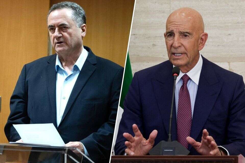טום ברק והשר ישראל כ"ץ ,  דו"צ ורויטרס