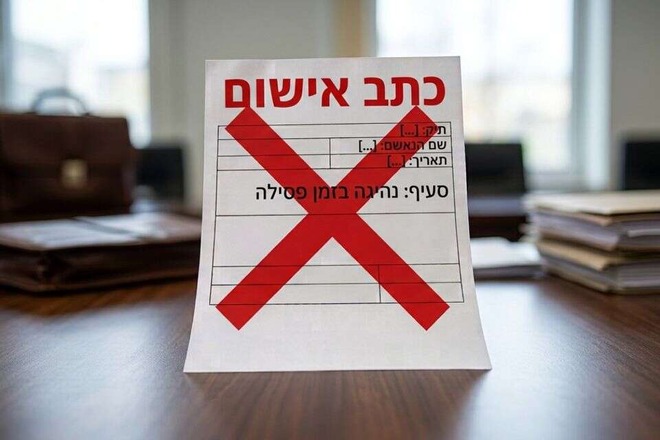 הנהג זוכה מנהיגה בשלילה , בינה מלאכותית