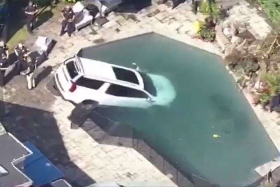 הרכב של אליסון בבריכה , מתוך שידורי פוקס