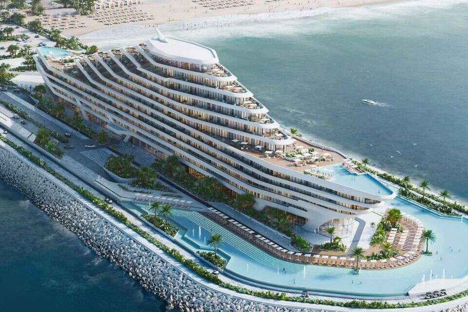 Tzachi and Ido Hagag of Hagag Group Sea Breeze Project in Baku on the shores of the Caspian Sea , Hagag Group