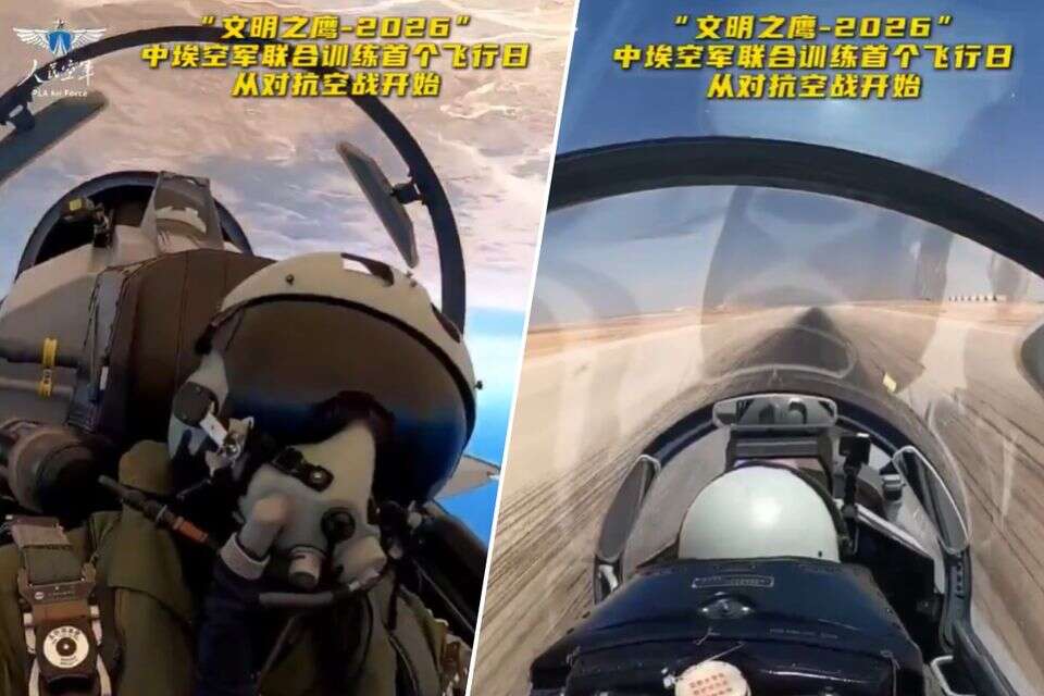 התרגיל הצבאי של חיל האוויר הסיני במצרים , חיל האוויר הסיני