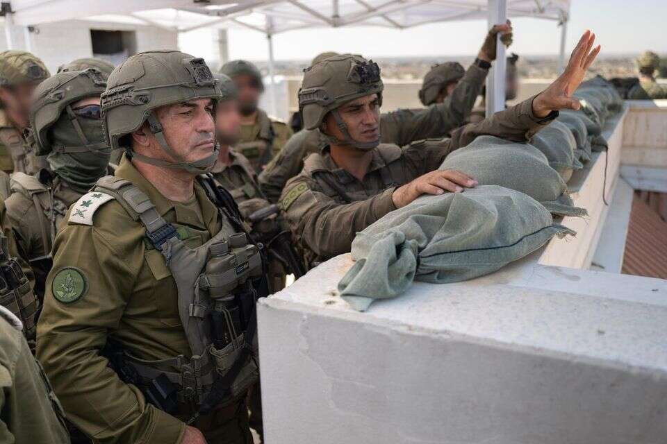 הרמטכ"ל זמיר ברצועת עזה , דובר צה"ל