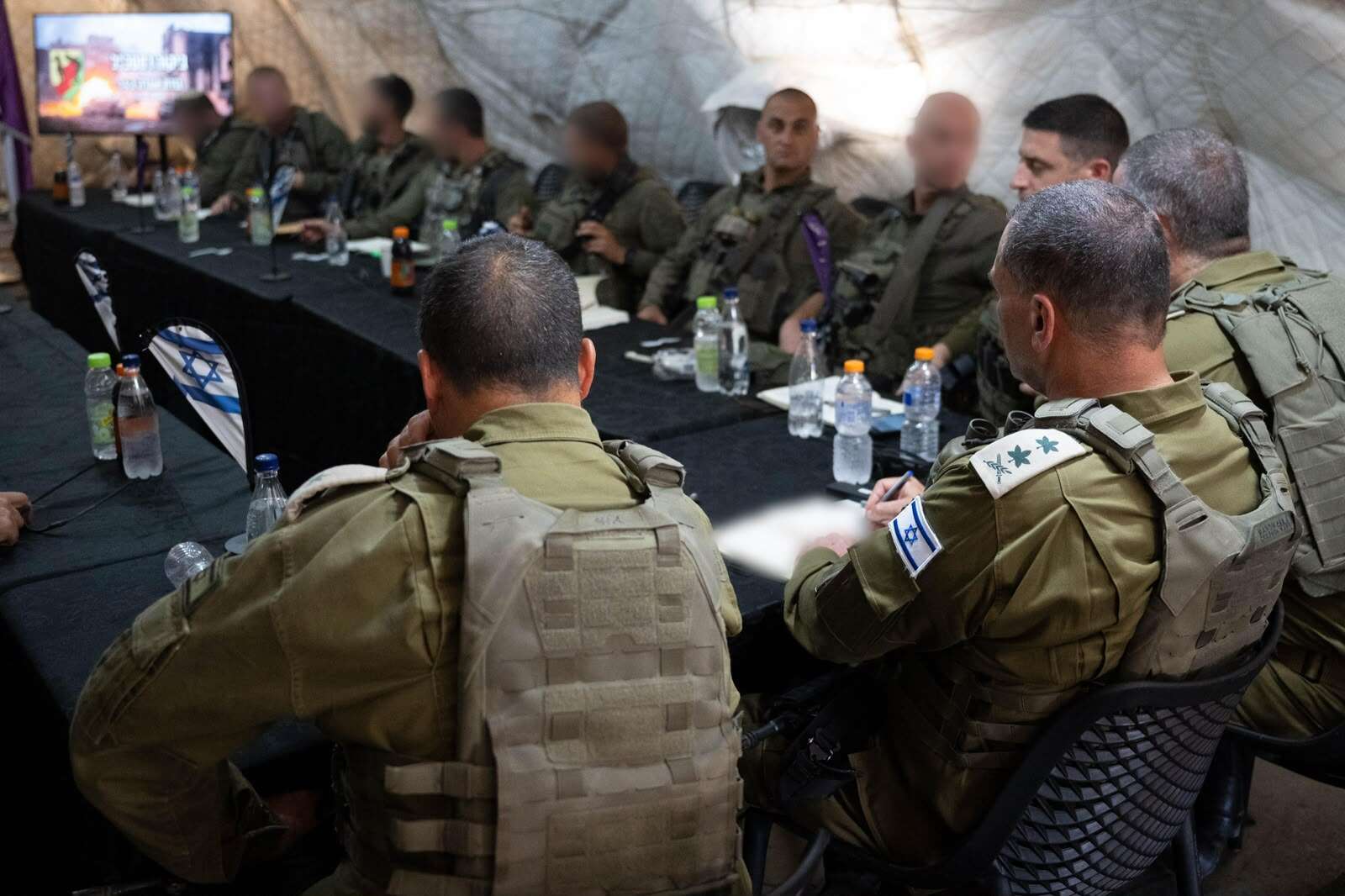 הרמטכ"ל זמיר ברצועת עזה , דובר צה"ל