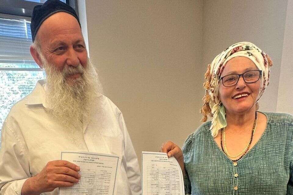 מיכל ושולי רנד עם הגט , מיכל רנד