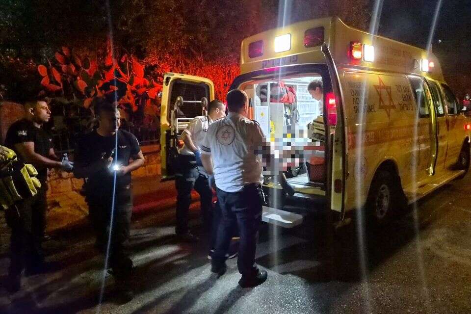 זירת הירי בחיפה , מד"א
