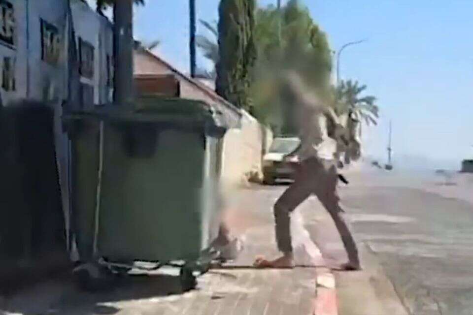תושב הצפון הכה נער בן 7 וזרק אותו לפח האשפה , דוברות המשטרה