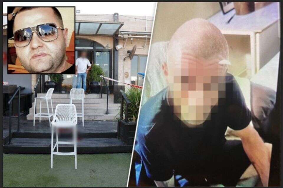 זירת הרצח של יאניס יושבייב והרוצח שנתפס מסתתר במחסן בבניין מגורים בחדרה , דוברות המשטרה