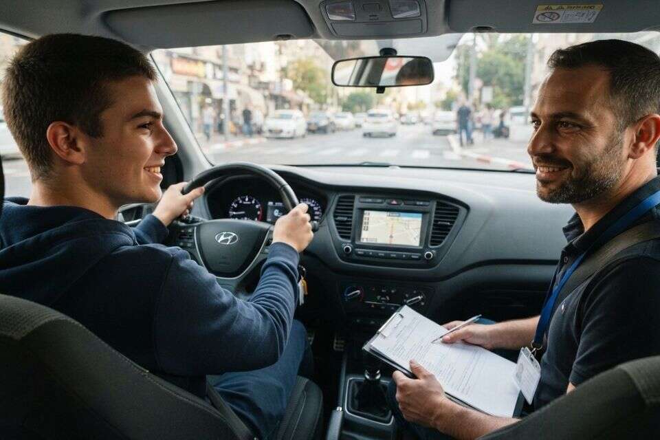 שיעור נהיגה , התמונה נעשתה באמצעות בינה מלאכותית, יח"צ