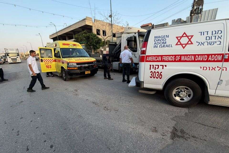 זירת התאונה בטייבה , תיעוד מבצעי מד"א