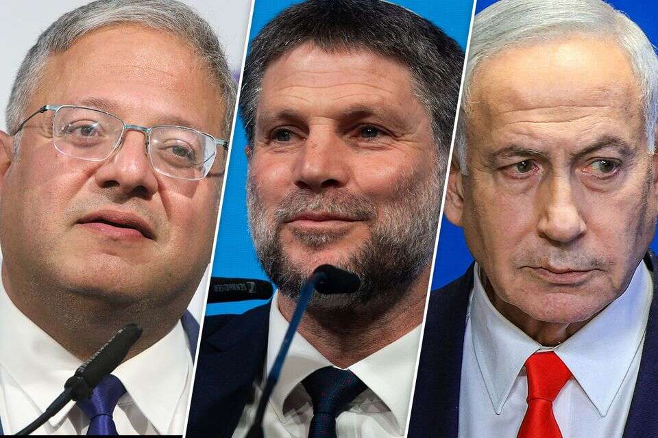 נתניהו, סמוטריץ' ובן גביר , אי.אף.פי, אורן בן חקון, גדעון מרקוביץ'