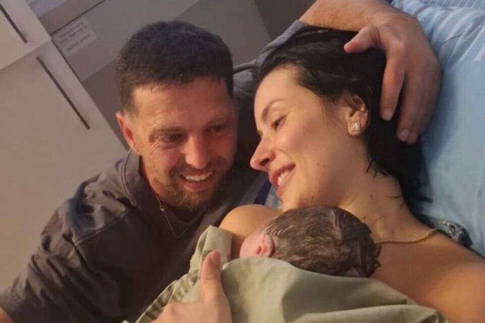 אלקנה ורבקה בוחבוט הודיעו על לידת בתם , אינסטגרם צילום מסך