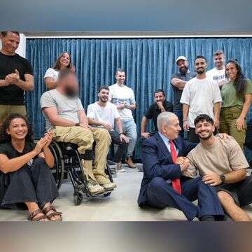 ראש הממשלה נתניהו עם לוחמי מילואים , מעיין טואף/ לע"מ