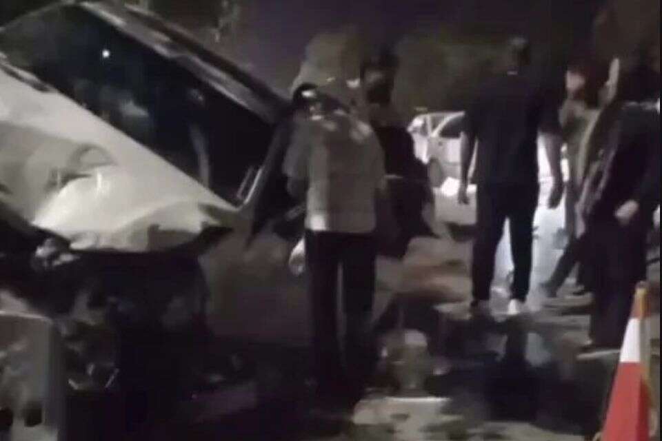 רכב פגע בהתקהלות של אנשי בסיג׳ במשהד , רשתות חברתיות