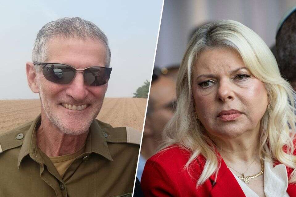 יאיר גולן ב-7 באוקטובר בעוטף עזה ושרה נתניהו , חייים גולדברג/פלאש 90, באדיבות המשפחה