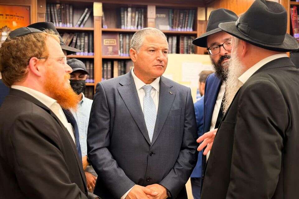 ראש השב"כ דוד זיני בביקור במרכז חב"ד העולמי 770 בניו יורק , שמואל דהן