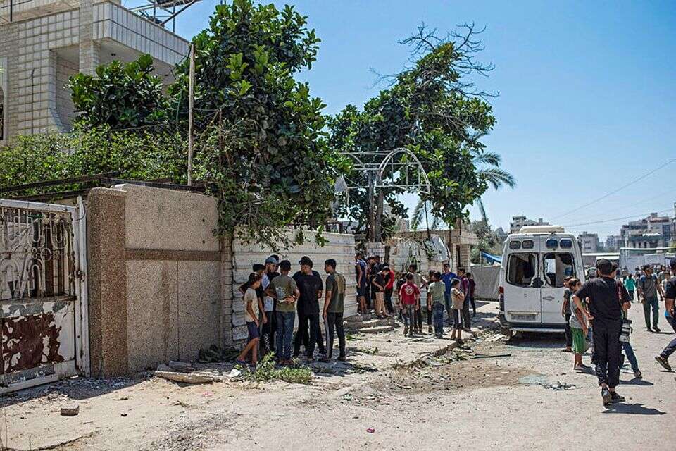 מאות מטרים ממטה חמאס. הווילה בה פעל צה"ל בעזה , אי.פי.אי