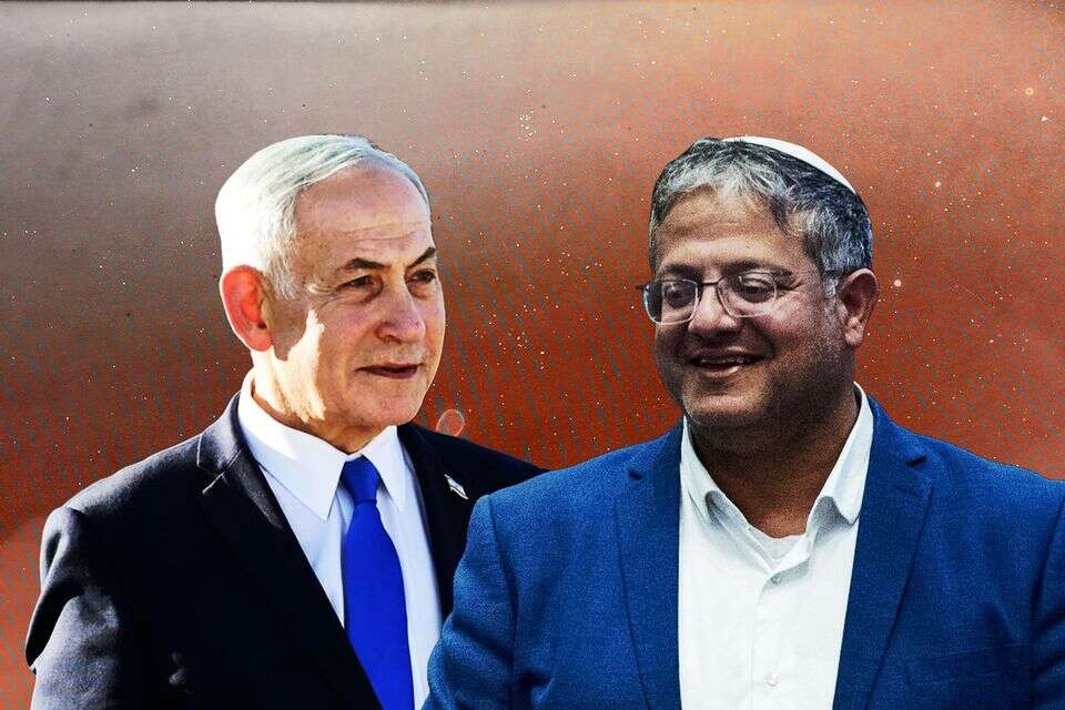 מי התחיל? בן גביר ונתניהו , מעיין טואף / לע"מ, יונתן זינדל / פלאש 90