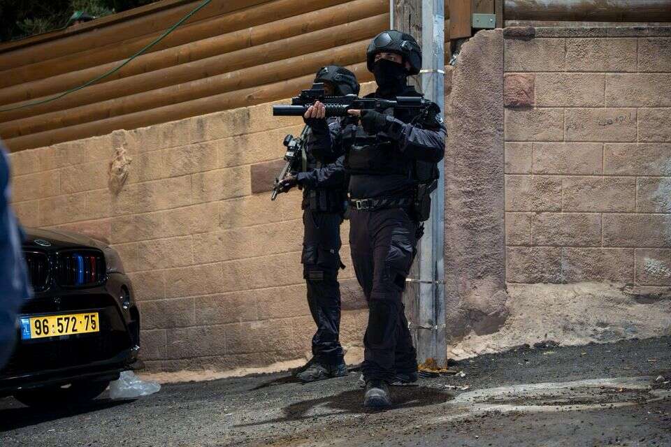 המבצע הלילי בנצרת. 10 חשודים נעצרו , דוברות המשטרה