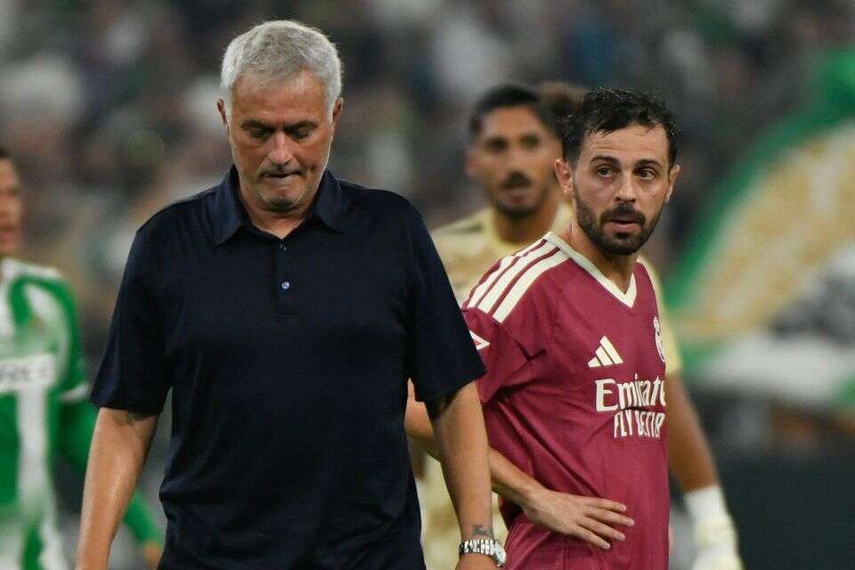 ז'וזה מוריניו מאוכזב , EPA/RAUL CARO