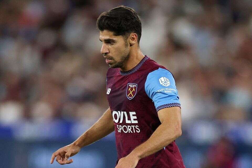 מנור סולומון במדי ווסטהאם , Getty images