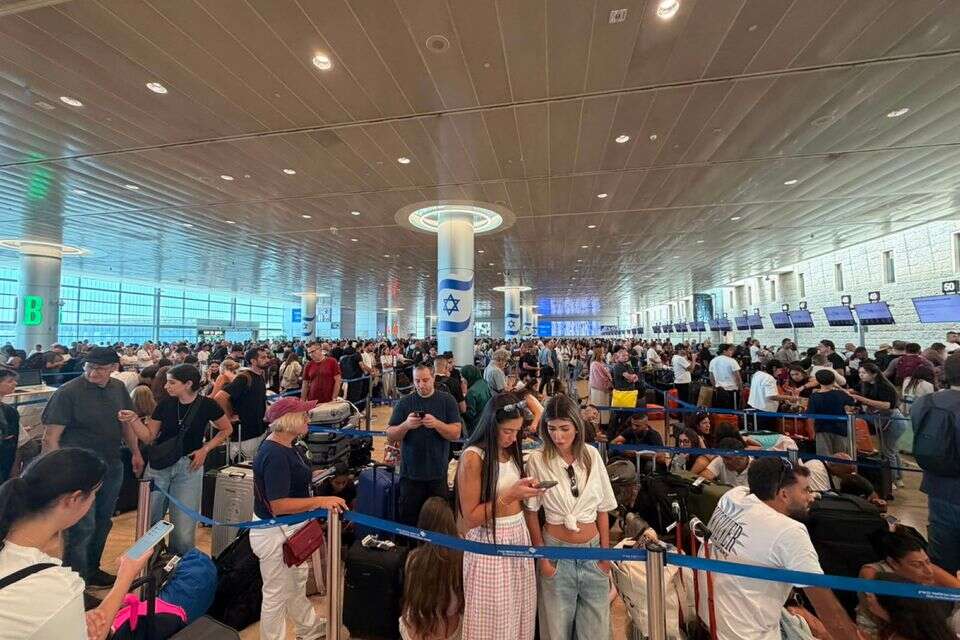 עומס בנתב"ג בחודש שעבר , משה בן שמחון