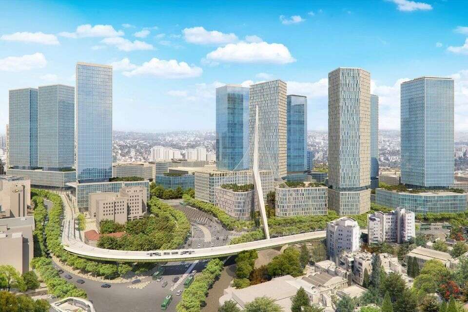 רובע הכניסה לעיר ירושלים  , (הדמיה): עדן החברה לפיתוח כלכלי בירושלים