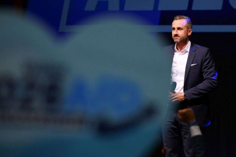 אולריך זיגמונד, יו"ר סיעת ה-AfD בפרלמנט של מדינת המחוז סקסוניה-אנהלט , רויטרס