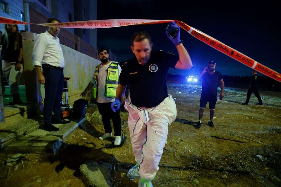 זירת האירוע של ירי החייל דוד עמרני , ללא
