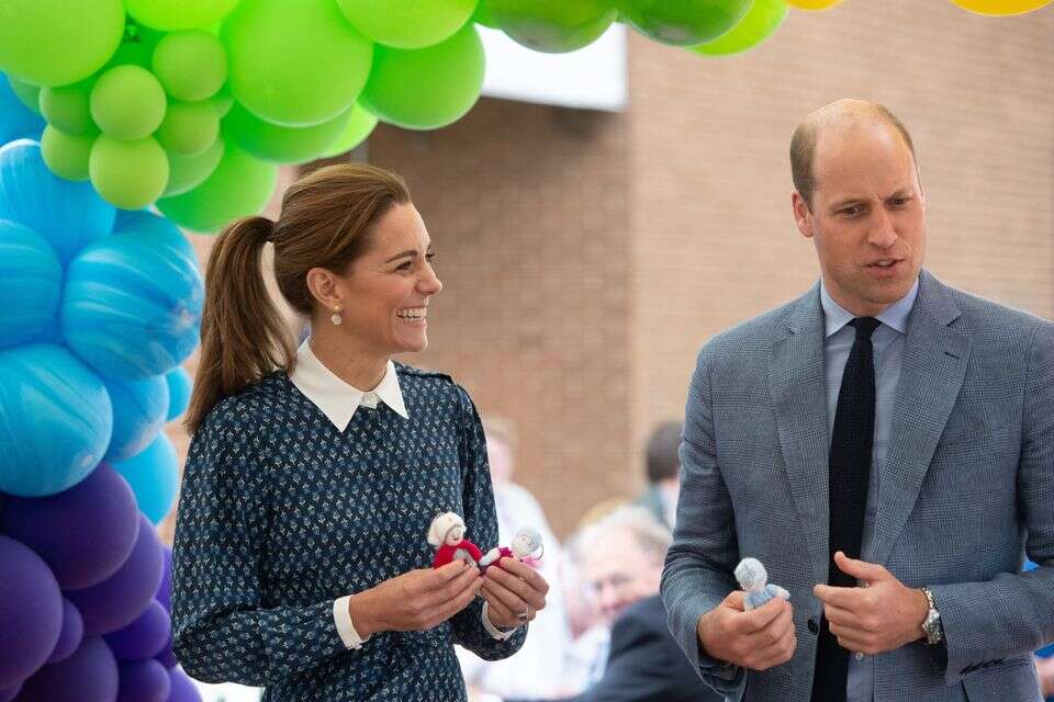 NORFOLK, UNITED KINGDOM - JULY 05: Catherine, Duchess of Cambridge and Prince William, Duke of Cambridge visit to Queen Elizabeth Hospital in King's Lynn as part of the NHS birthday celebrations on July 5, 2020 in Norfolk, England. Sunday marks the 72nd anniversary of the formation of the National Health Service (NHS). The UK has hailed its NHS for the work they have done during the Covid-19 pandemic. (Photo by Joe Giddens - WPA Pool/Getty Images) *** Local Caption *** 31.07.20 ? ,