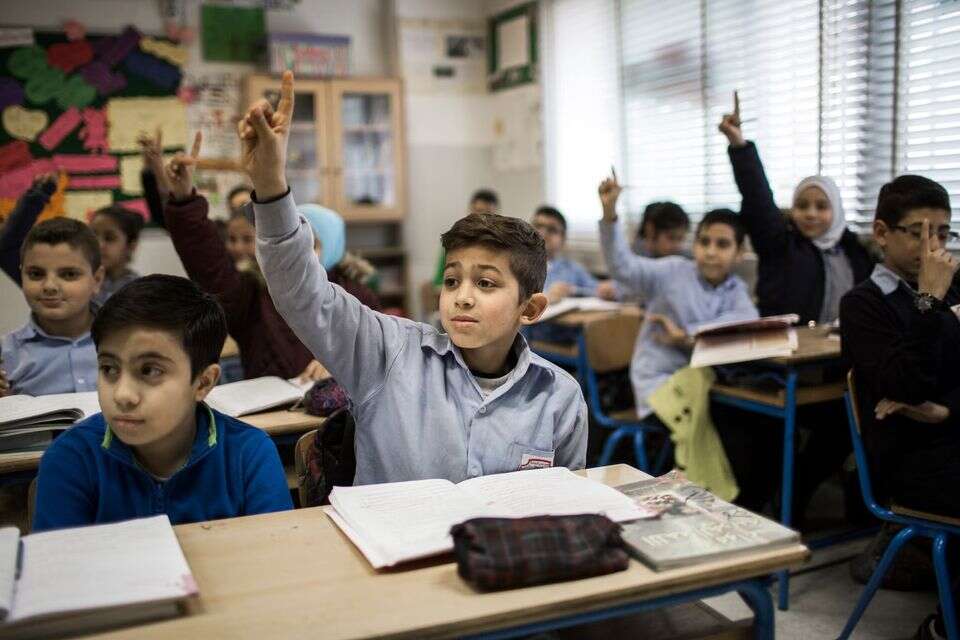 תלמידים בבית ספר בטורקיה , האו"ם